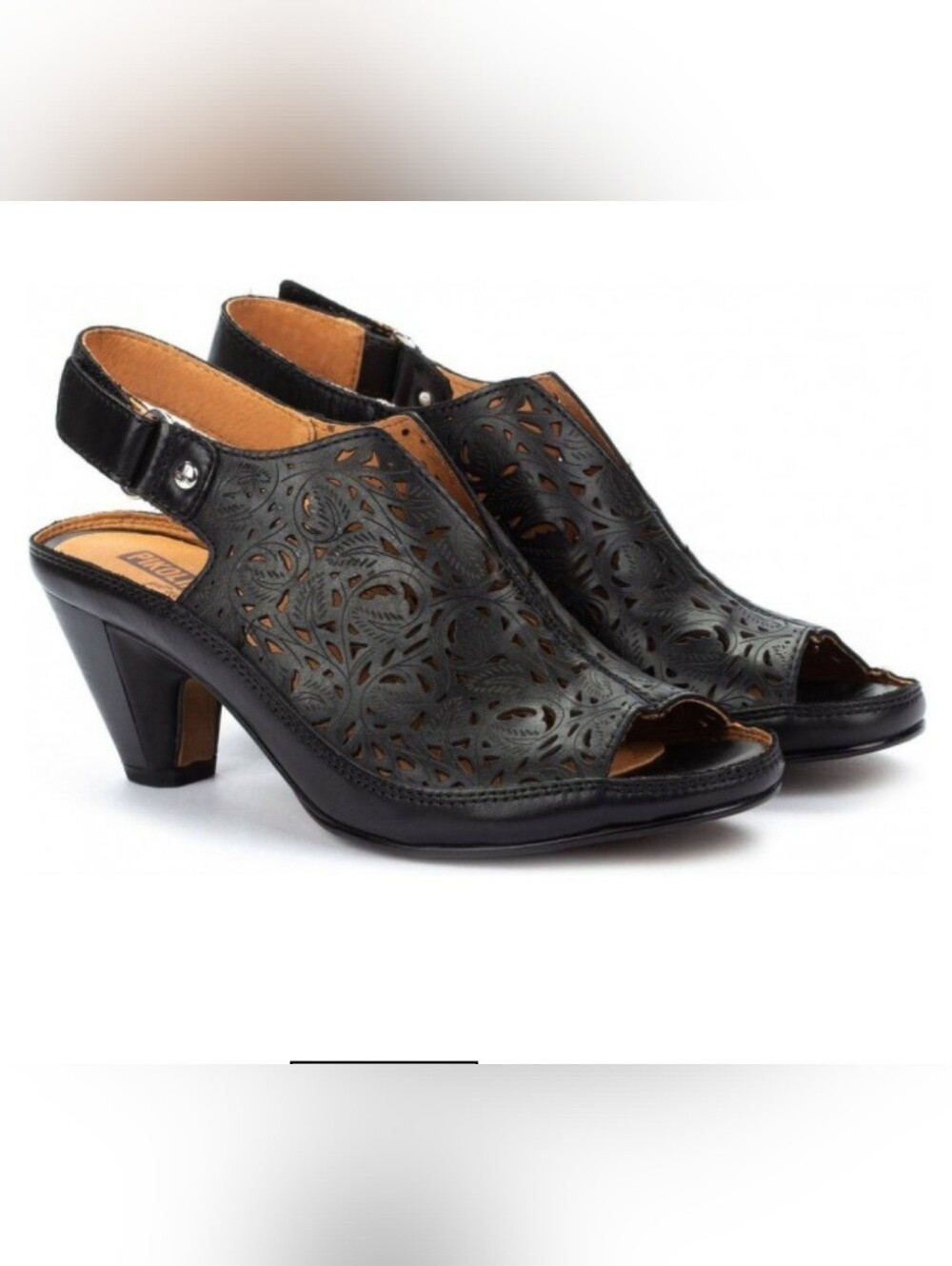 Pikolinos black leather shoes / 40/9